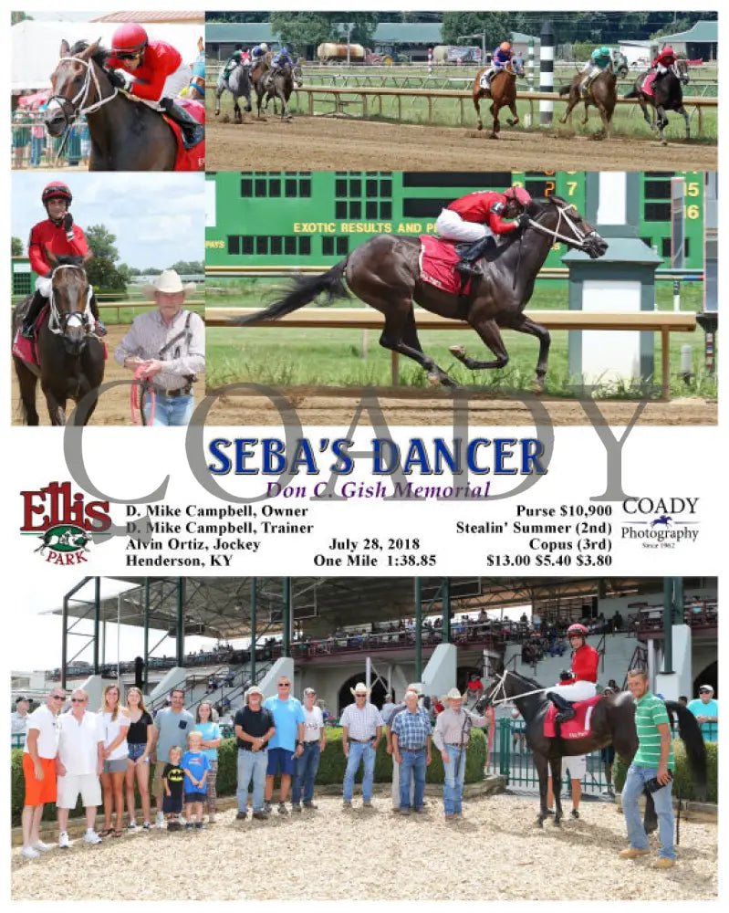 Seba’s Dancer - 072818 Race 04 Elp Ellis Park