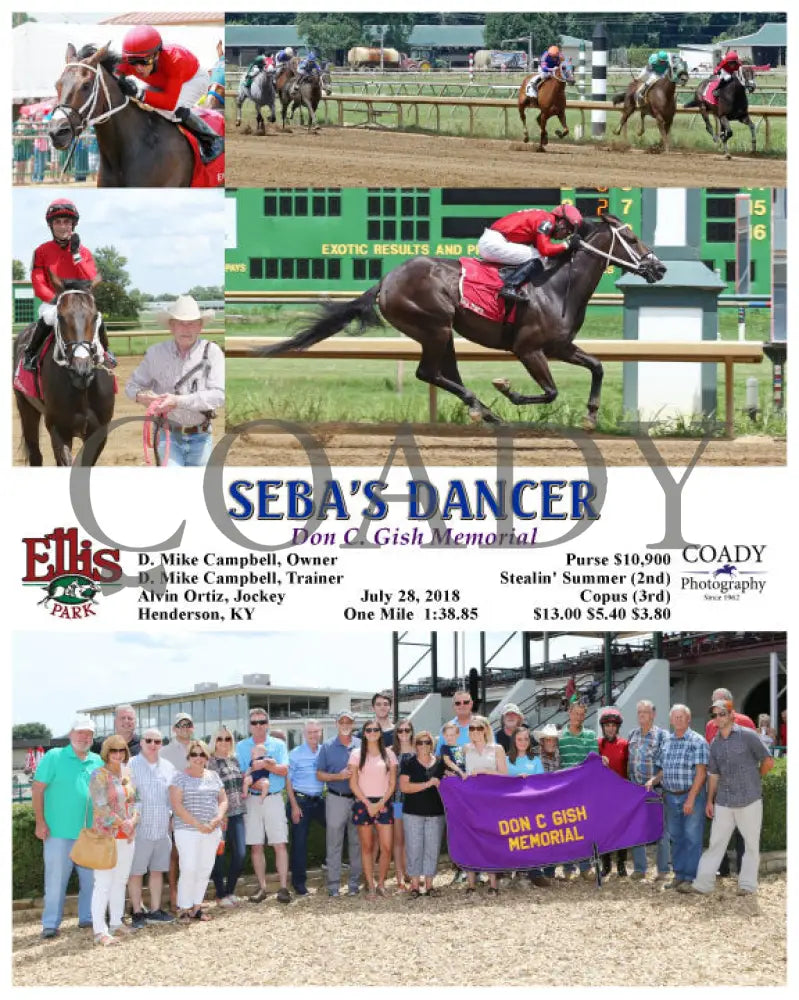Seba’s Dancer - 072818 Race 04 Elp G Ellis Park