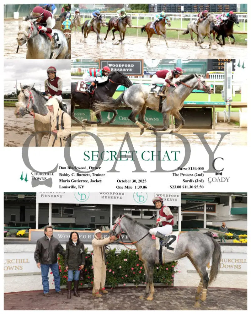 SECRET CHAT - 103025 - Race 06 - CD Churchill Downs