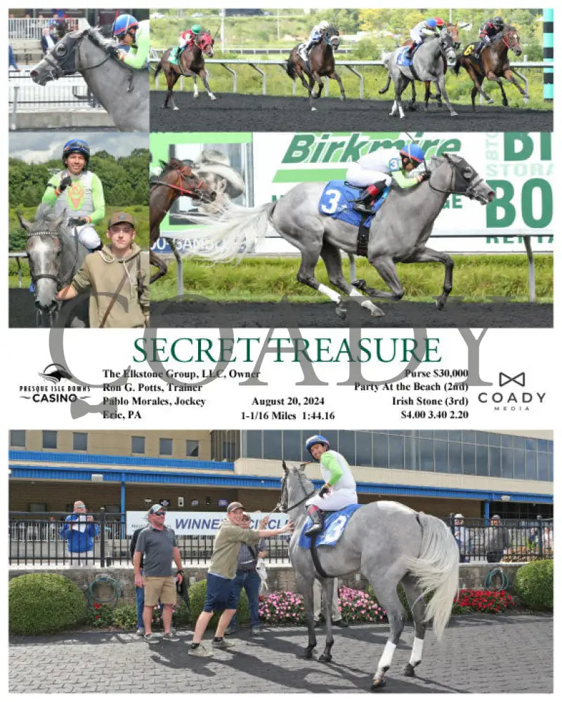 Secret Treasure - 08-20-24 R03 Pid Presque Isle Downs