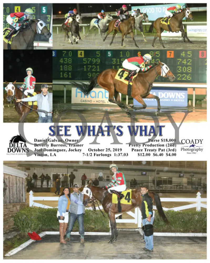 See What’s What - 102519 Race 06 Ded Delta Downs
