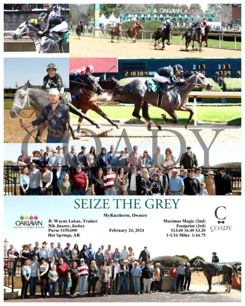 Seize The Grey - 02-24-24 R01 Oaklawn Park