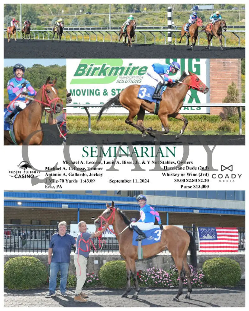 Seminarian - 09-11-24 R02 Pid Presque Isle Downs