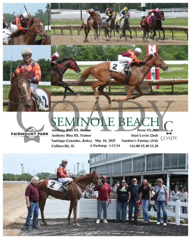 SEMINOLE BEACH - 05-10-25 - R04 - FP Fanduel Sportsbook Horse Racing