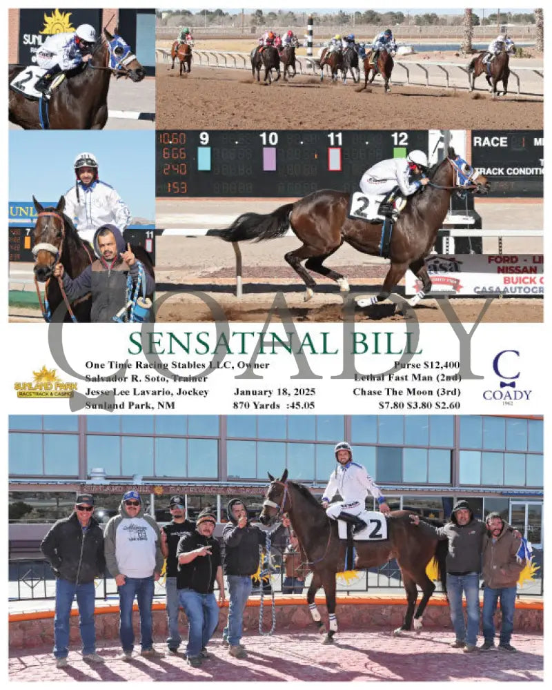 Sensatinal Bill - 01-18-25 R01 Sun Turfway Park