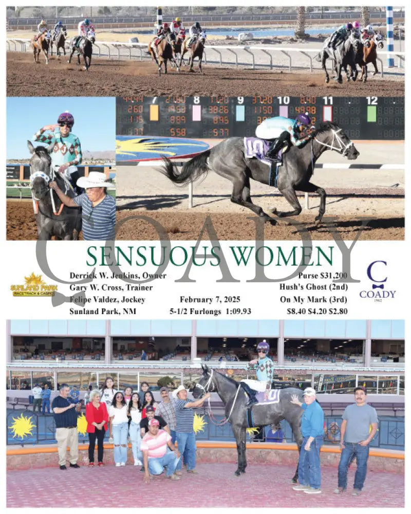 Sensuous Women - 02-07-25 R09 Sun Turfway Park