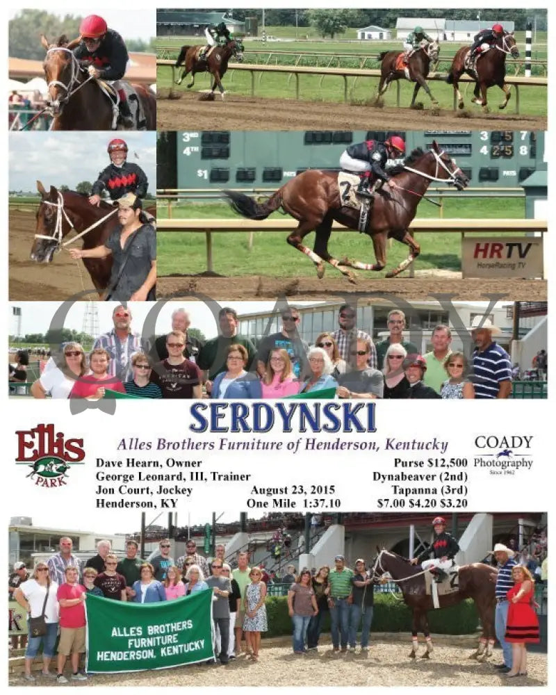 Serdynski - 082315 Race 05 Elp Ellis Park