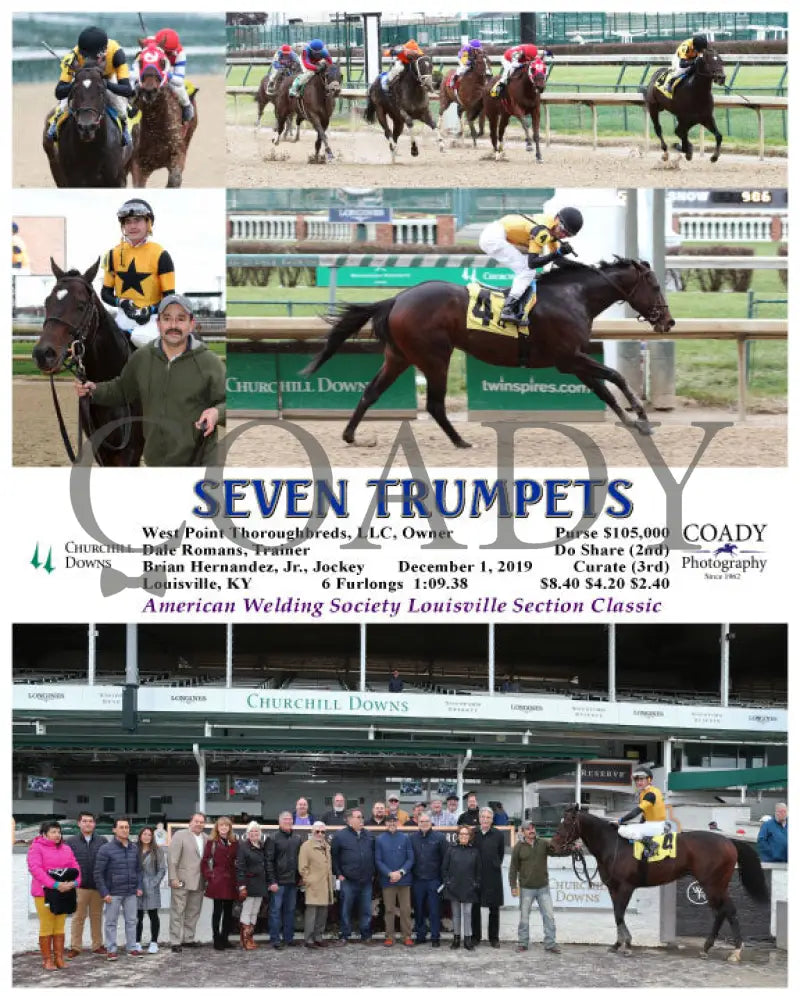 Seven Trumpets - 12-01-19 R06 Cd Churchill Downs