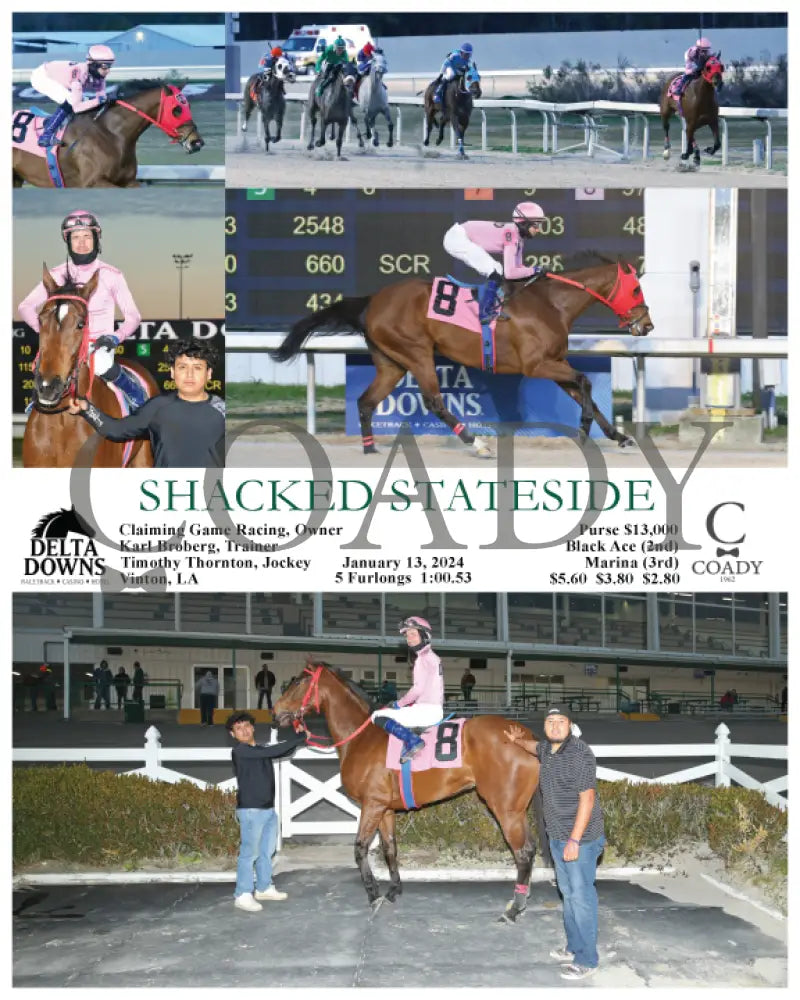 Shacked Stateside - 01-13-24 R02 Ded Delta Downs