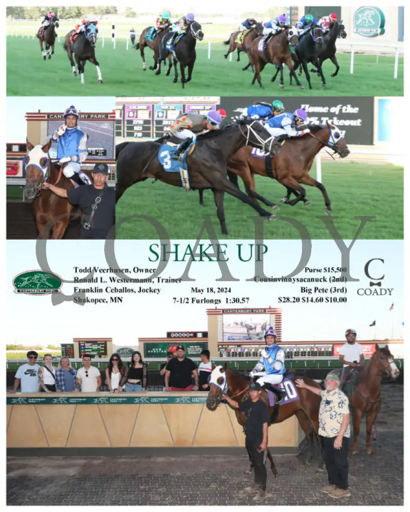 Shake Up - 05-18-24 R04 Cby Canterbury Park