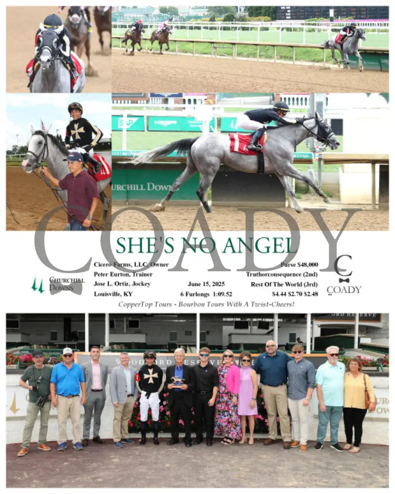 SHE’S NO ANGEL - 06-15-25 - R04 - CD - Group Churchill Downs
