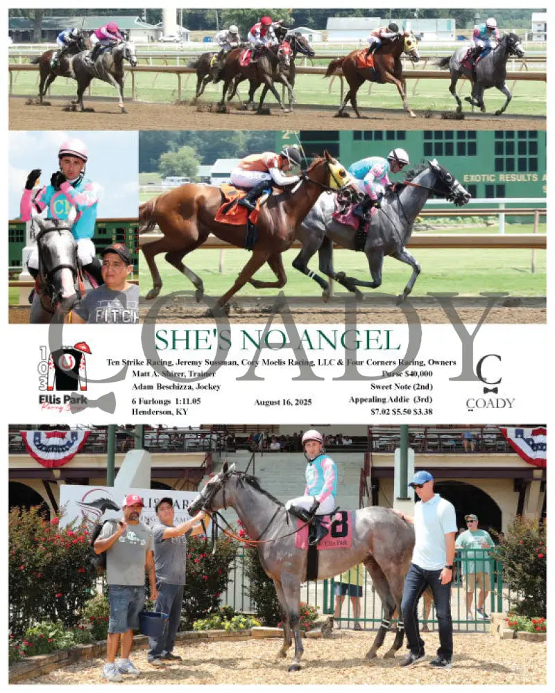 SHE’S NO ANGEL - 08-16-25 - R03 - ELP Ellis Park