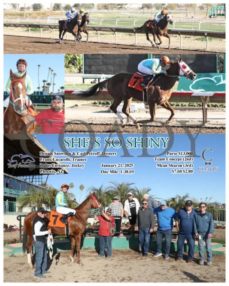 She’s So Shiny - 01-21-25 R07 Tup Turf Paradise