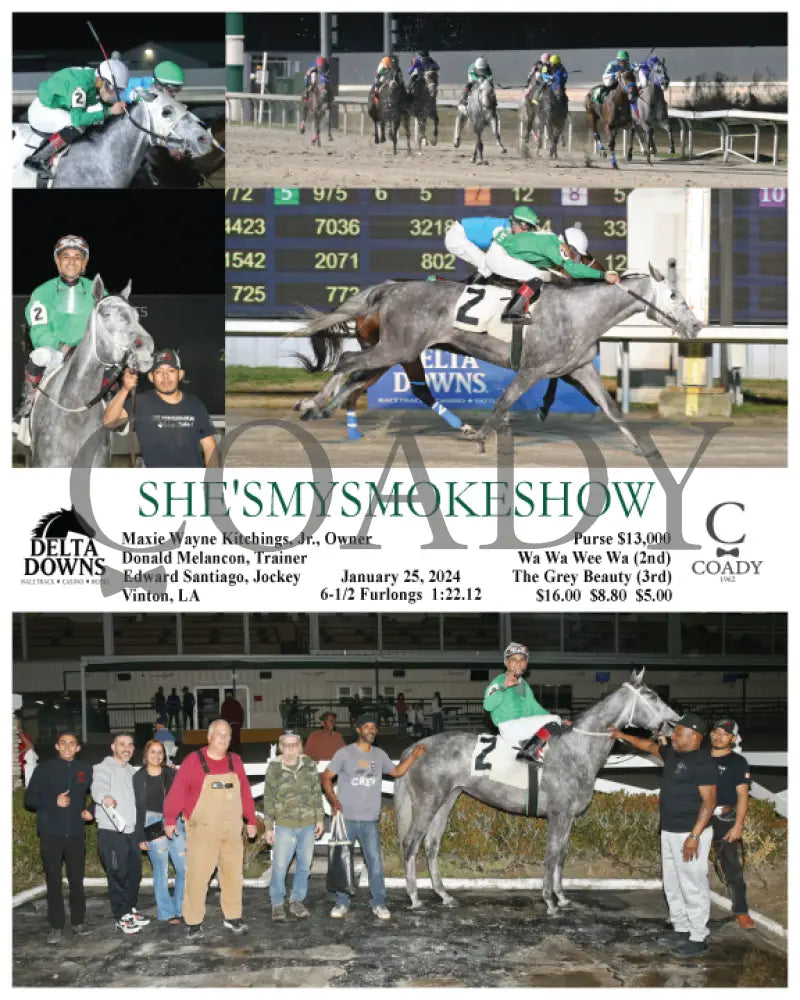 She’smysmokeshow - 01-25-24 R06 Ded Delta Downs