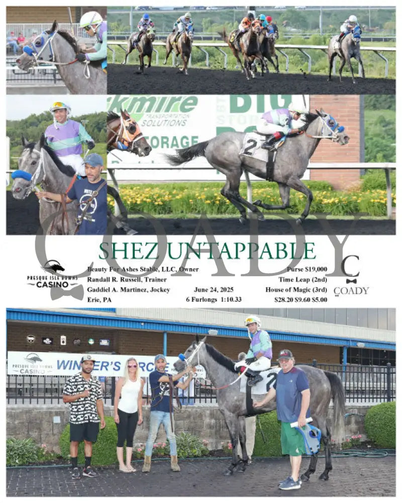 SHEZ UNTAPPABLE - 06-24-25 - R07 - PID Presque Isle Downs