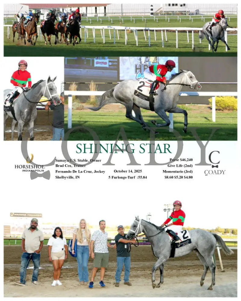 SHINING STAR - 10-14-25 - R08 - IND Indiana Grand