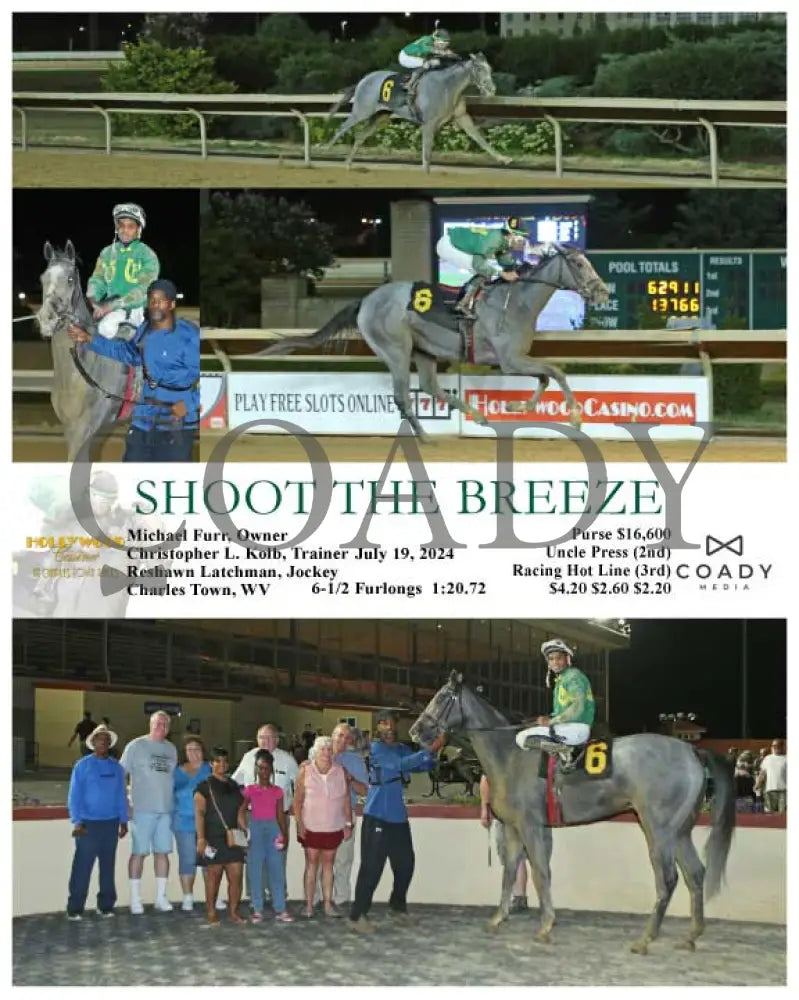 Shoot The Breeze - 07-19-24 R08 Ct Hollywood Casino At Charles Town Races