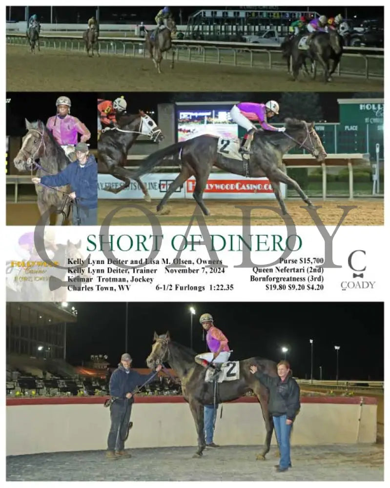 Short Of Dinero - 11-07-24 R05 Ct Hollywood Casino At Charles Town Races