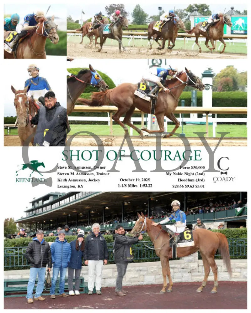 SHOT OF COURAGE - 101925 - Race 05 - KEE Keeneland