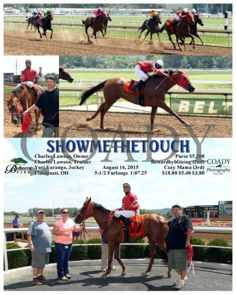 Showmethetouch - 081615 Race 02 Btp Belterra Park