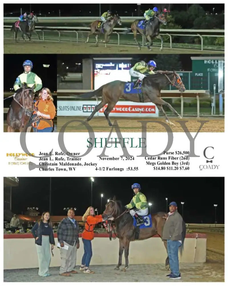 Shuffle - 11-07-24 R08 Ct Hollywood Casino At Charles Town Races