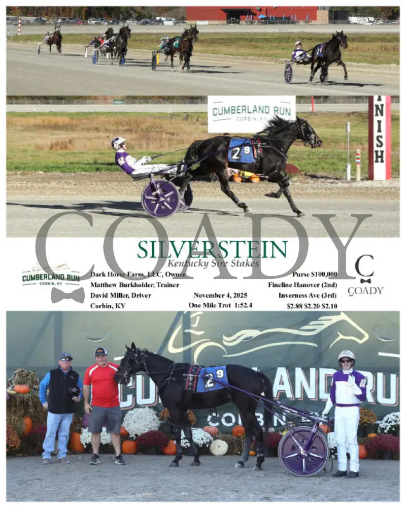 SILVERSTEIN - Kentucky Sire Stakes - 11-04-25 - R09 - CMR Presque Isle Downs