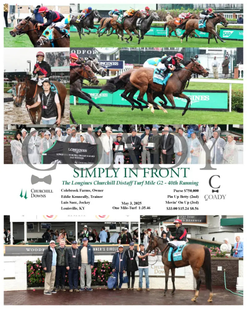 SIMPLY IN FRONT - 050325 - Race 05 - CD Churchill Downs