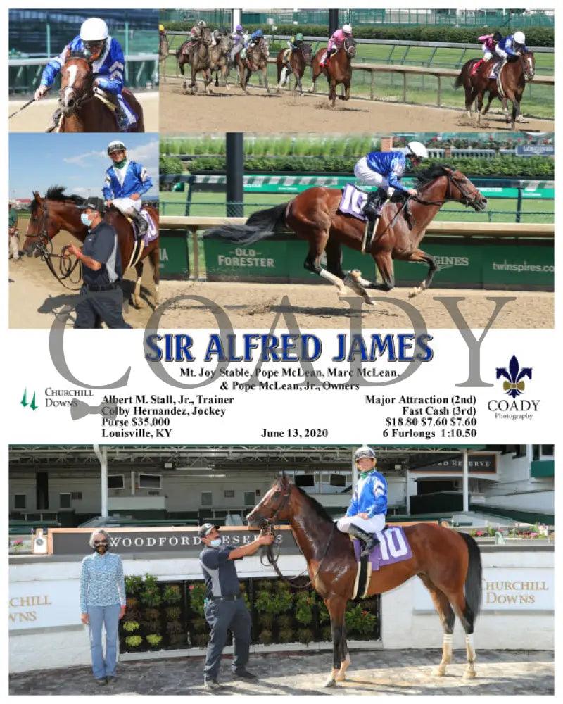 Sir Alfred James - 06-13-20 R09 Cd Churchill Downs