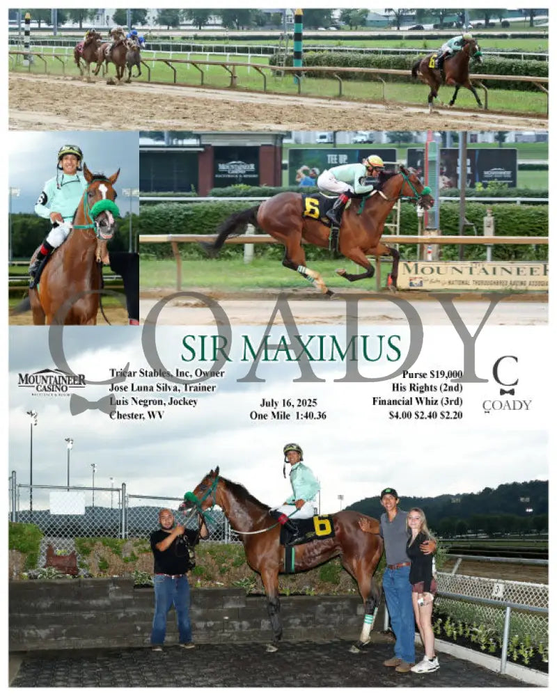 SIR MAXIMUS - 07-16-25 - R02 - MNR Mountaineer Park