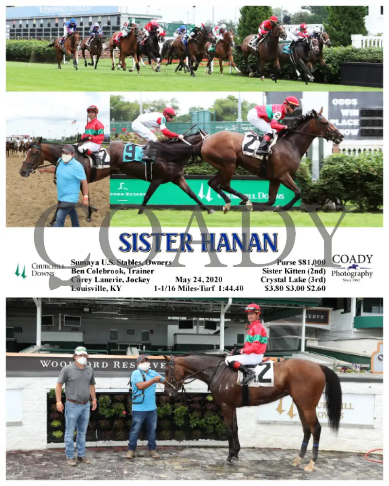 Sister Hanan - 05-24-20 R06 Cd Churchill Downs