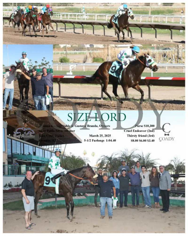 SIZE LORD - 03-25-25 - R09 - TUP Turf Paradise