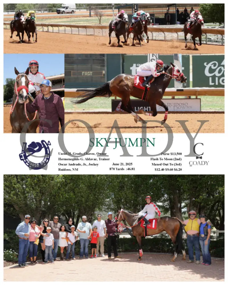 SKY JUMPN - 06-21-25 - R01 - RUI Ruidoso Downs