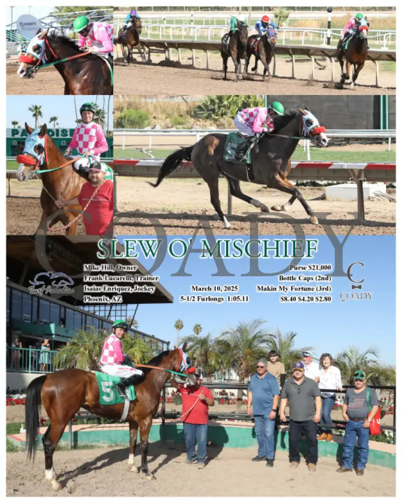 SLEW O’ MISCHIEF - 03-10-25 - R06 - TUP Turf Paradise