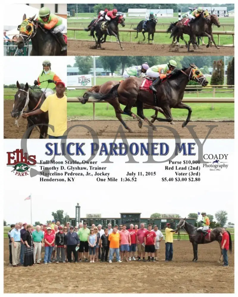 Slick Pardoned Me - 071115 Race 01 Elp Ellis Park