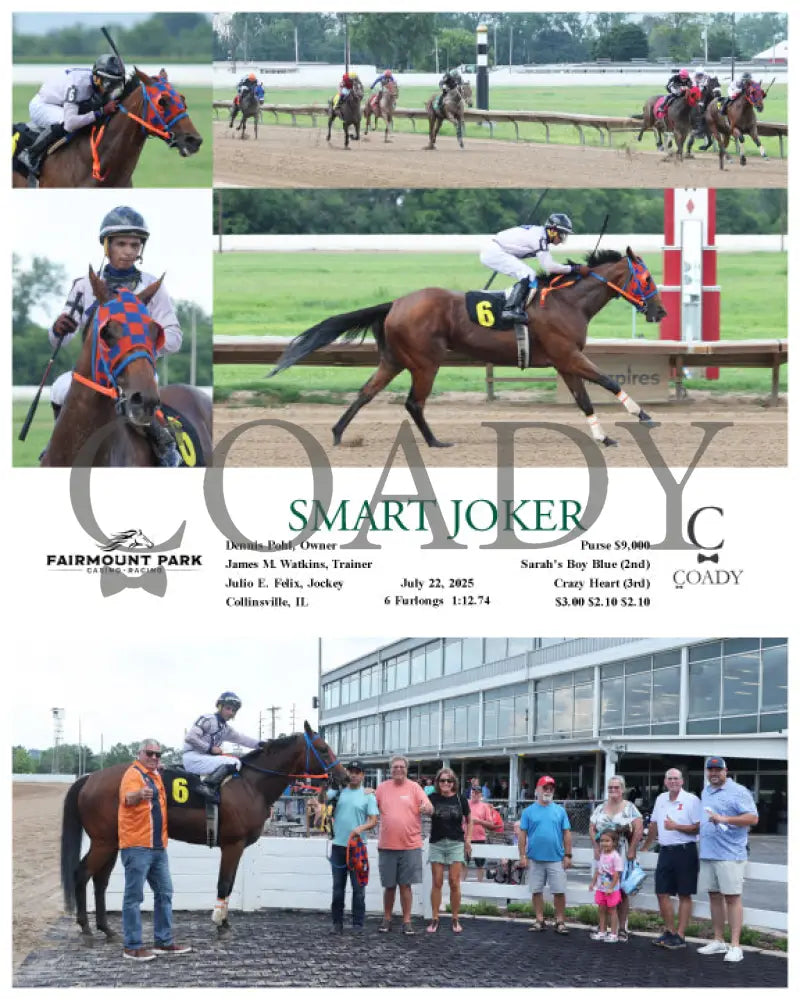 SMART JOKER - 07-22-25 - R08 - FP Fanduel Sportsbook Horse Racing