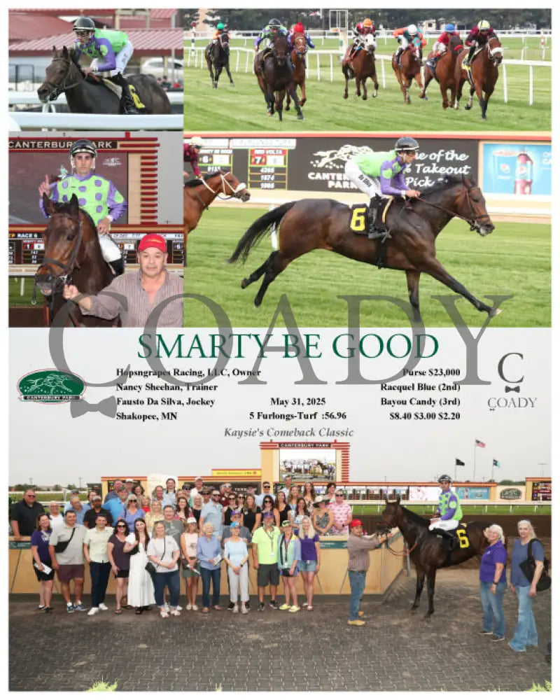 SMARTY BE GOOD - 05-31-25 - R05 - CBY Canterbury Park