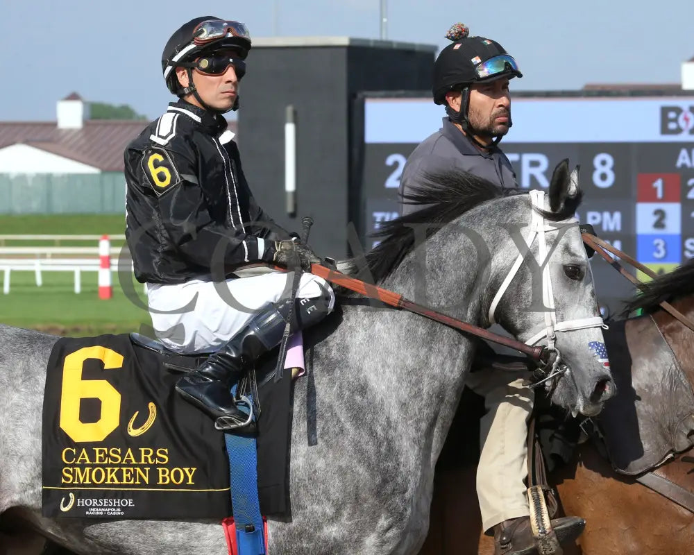 SMOKEN BOY - Caesars - 20th Running - 05-14-25 - R08 - Horseshoe Indiana - Post Parade 02 - Sammantha Pagels Indiana