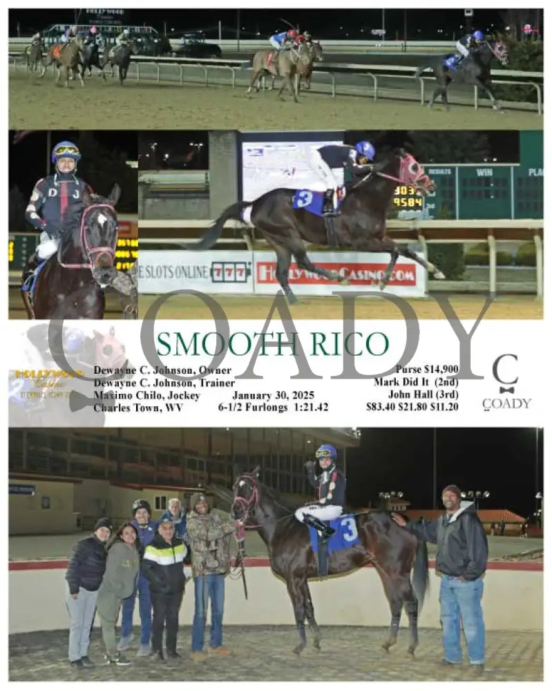 Smooth Rico - 01-30-25 R03 Ct Hollywood Casino At Charles Town Races