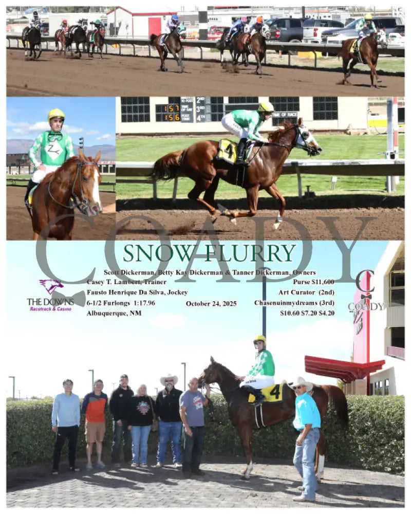 SNOW FLURRY - 10-24-25 - R02 - ALB Downs at Albuquerque
