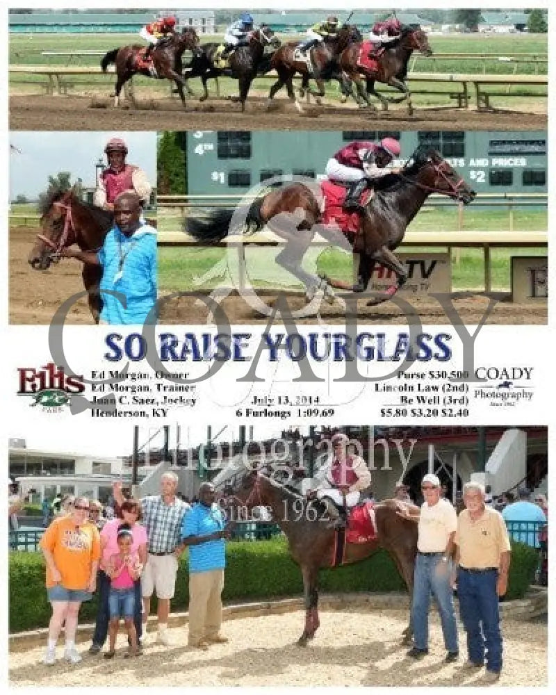 So Raise Yourglass - 071314 Race 06 Elp Ellis Park
