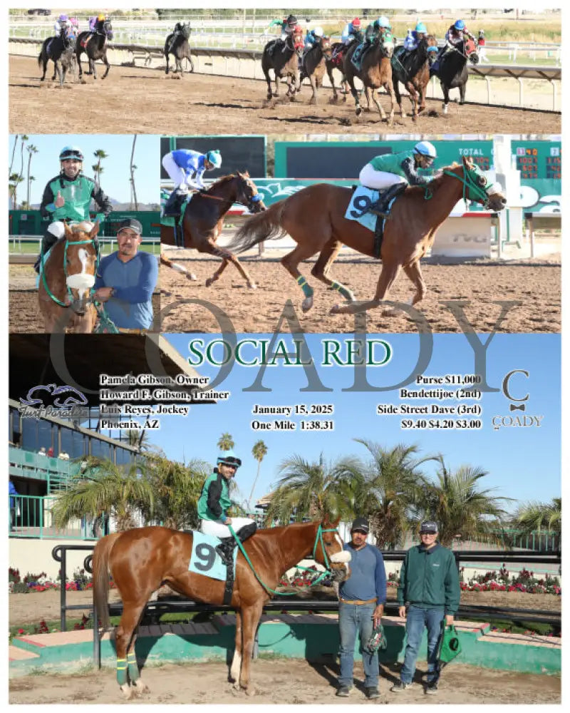 Social Red - 01-15-25 R06 Tup Turf Paradise