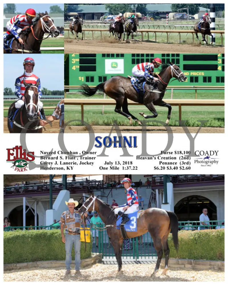 Sohni - 071318 Race 05 Elp Ellis Park