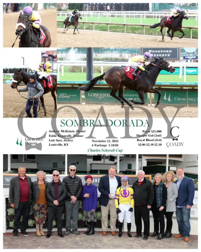 Sombra Dorada - 11-21-24 R05 Cd Group Churchill Downs