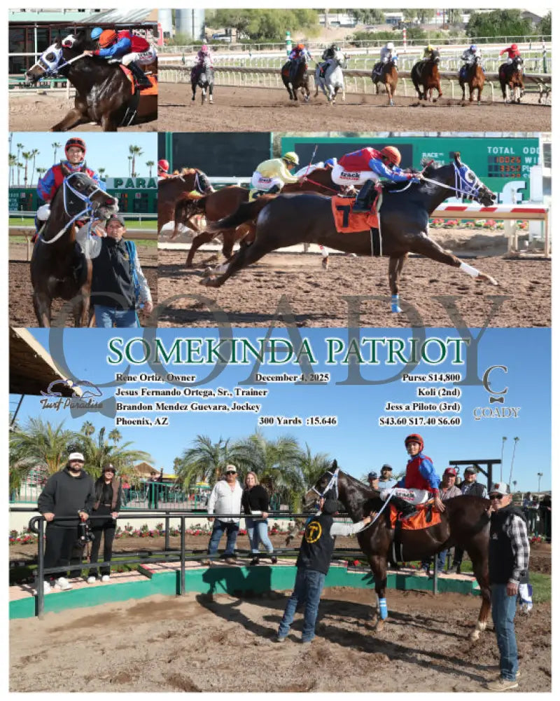 SOMEKINDA PATRIOT - 12-04-25 - R02 - TUP Turf Paradise