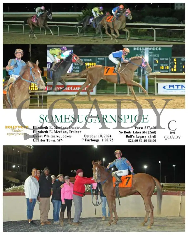 Somesugarnspice - 10-10-24 R07 Ct Hollywood Casino At Charles Town Races