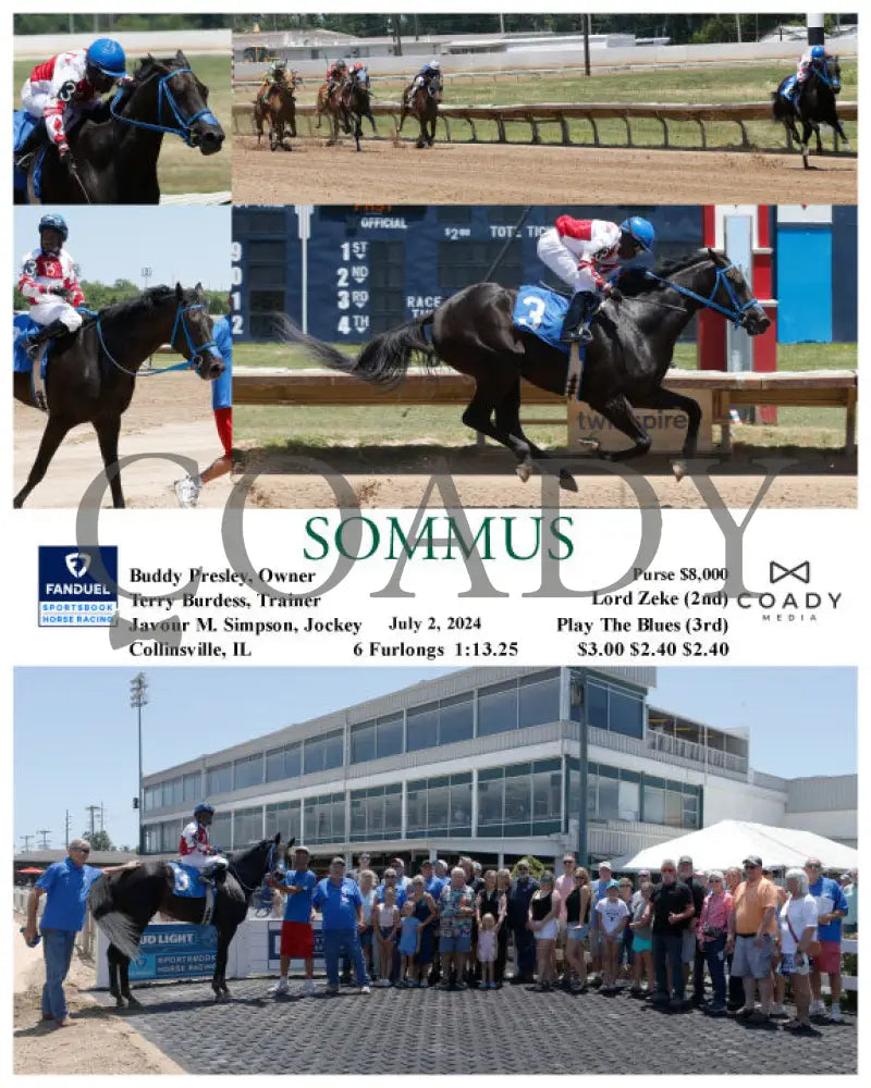 Sommus - 07-02-24 R01 Fan Fanduel Sportsbook Horse Racing