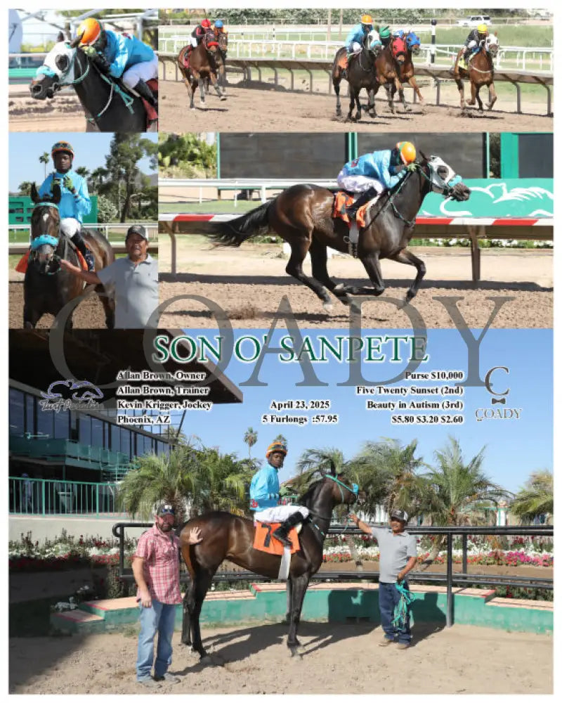 SON O’ SANPETE - 04-23-25 - R06 - TUP Turf Paradise