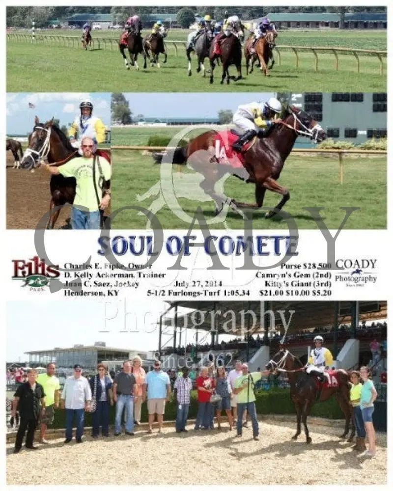Soul Of Comete - 072714 Race 06 Elp Ellis Park