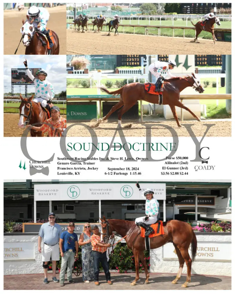 Sound Doctrine - 09-18-24 R05 Cd Churchill Downs