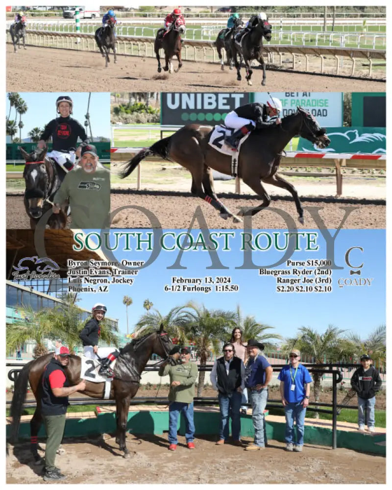 South Coast Route - 02-13-24 R03 Tup Turf Paradise